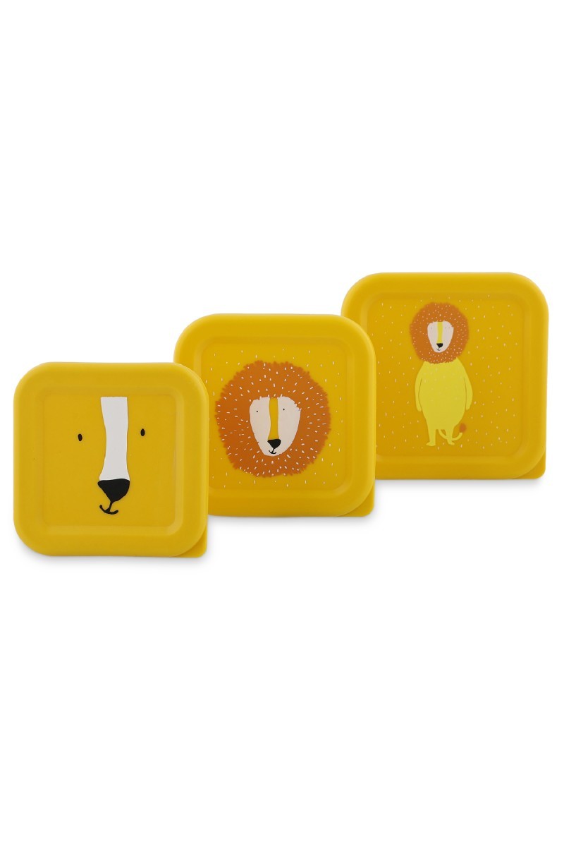 Egymásba rakható uzsonnás dobozok, 3 db – Mr. Lion – Trixie Baby