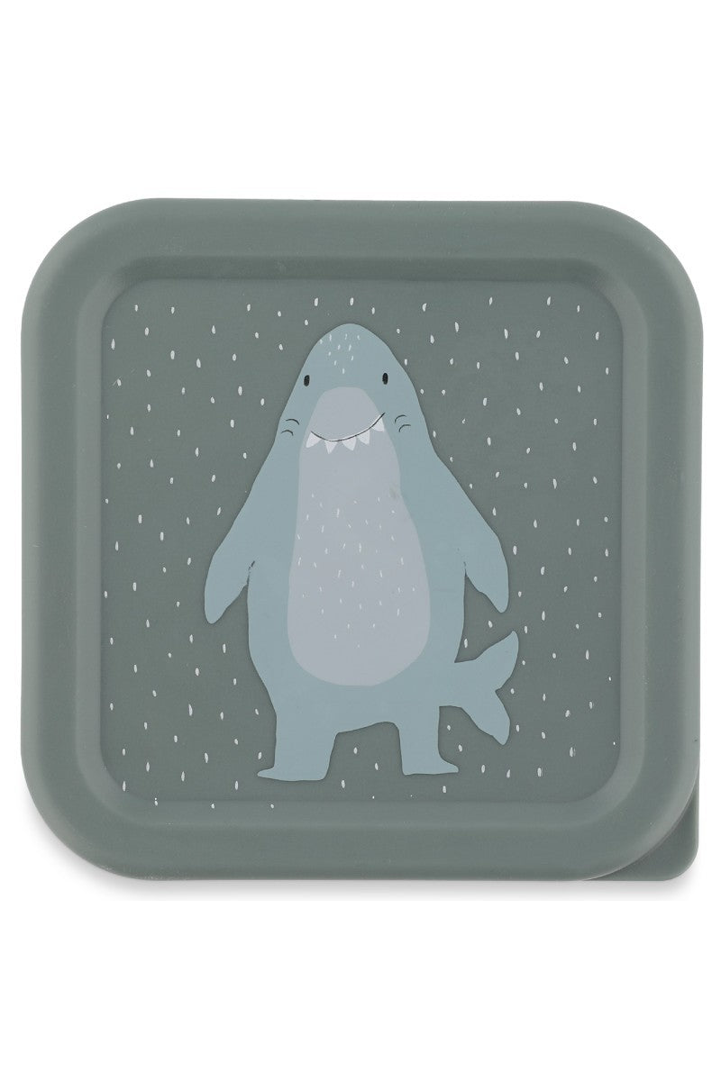 Egymásba rakható uzsonnás dobozok, 3 db – Mr. Shark – Trixie Baby