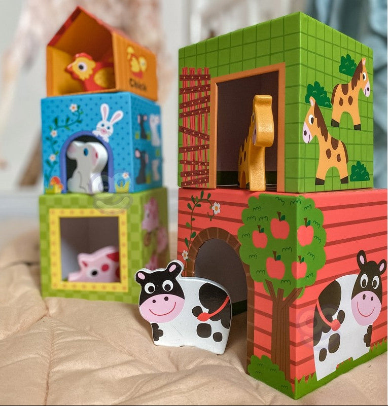 Farm in Boxes Cube Puzzle