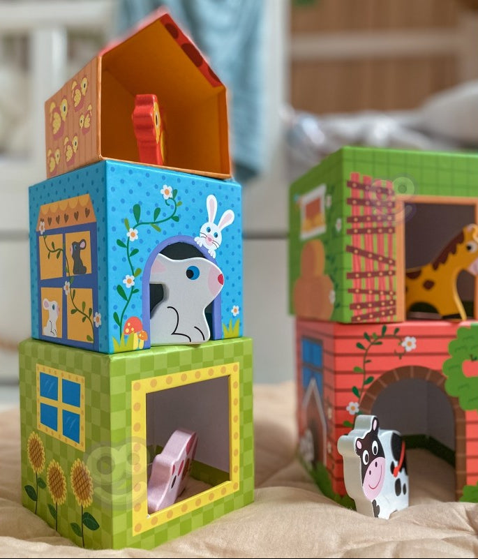Farm in Boxes Cube Puzzle