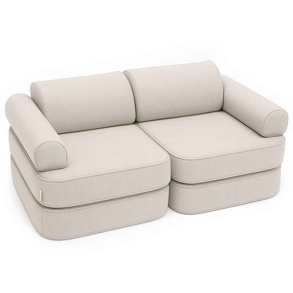 Outzy Pocket Sofa nagy – zabpehely-bézs – MeowBaby