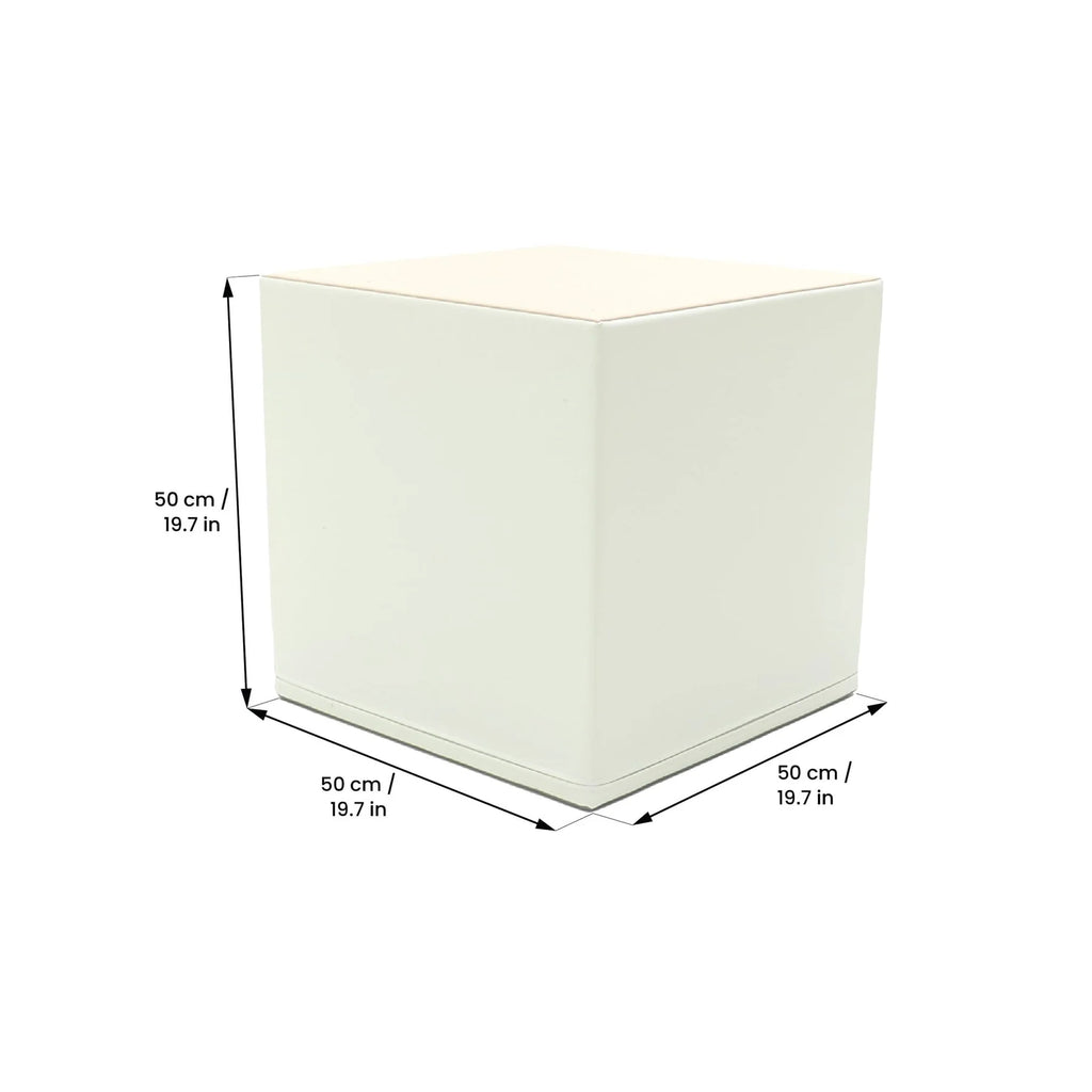 Mega Cube habszivacs építőkocka – elefántcsont – IGLU