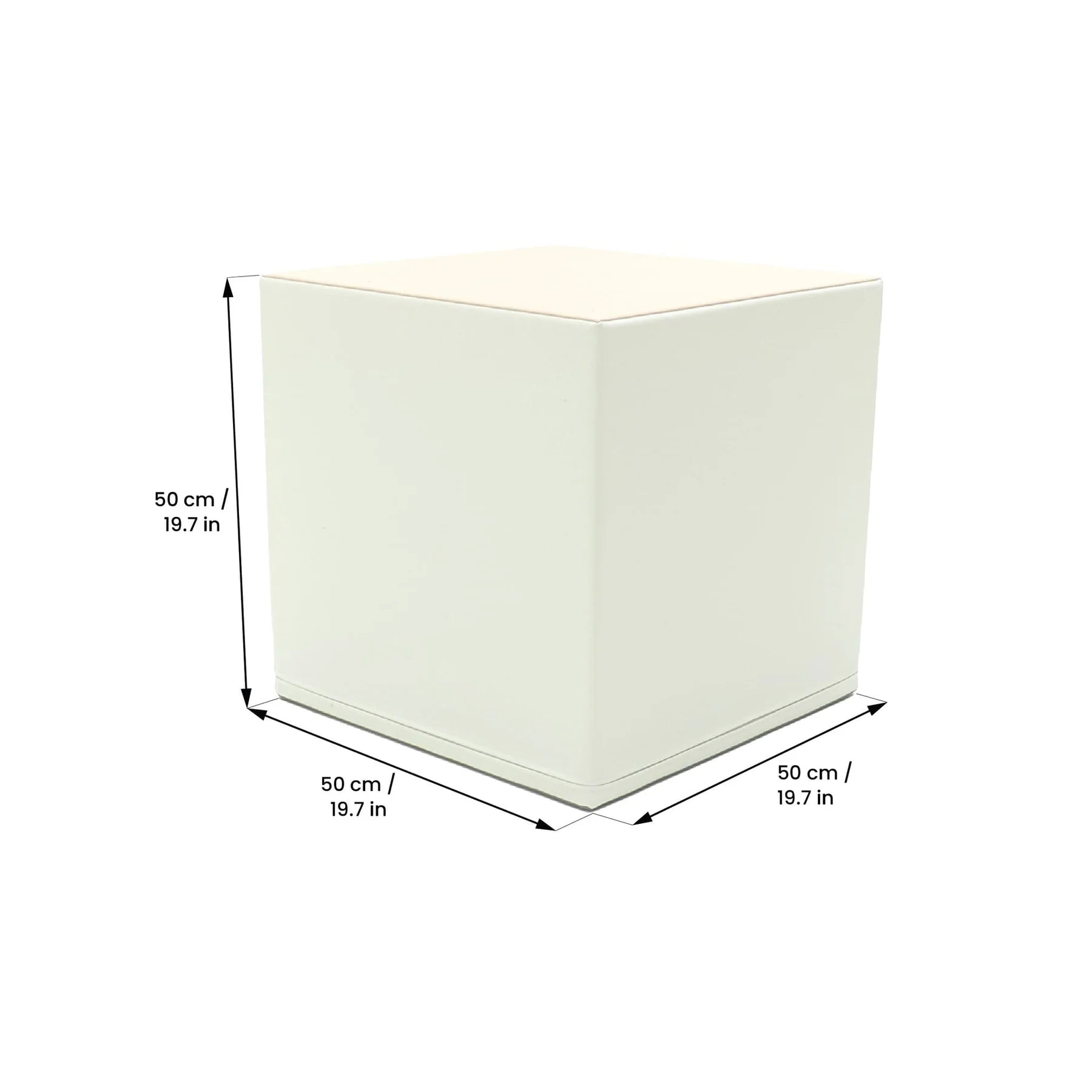 Mega Cube habszivacs építőkocka – elefántcsont – IGLU
