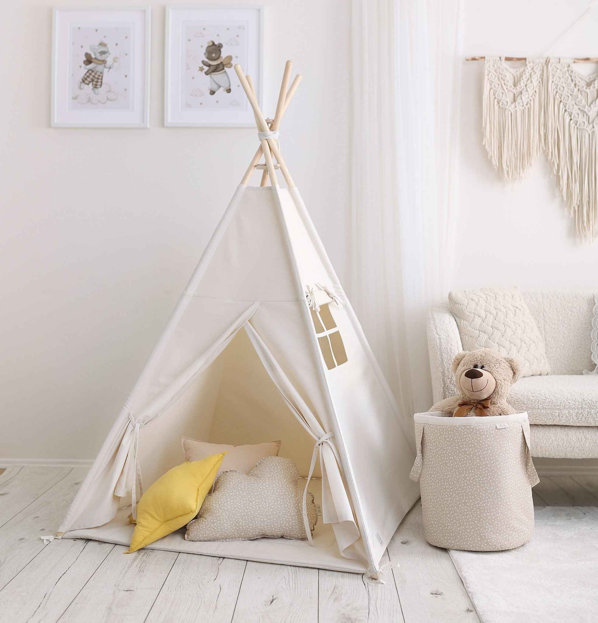 Light Beige Teepee Tent