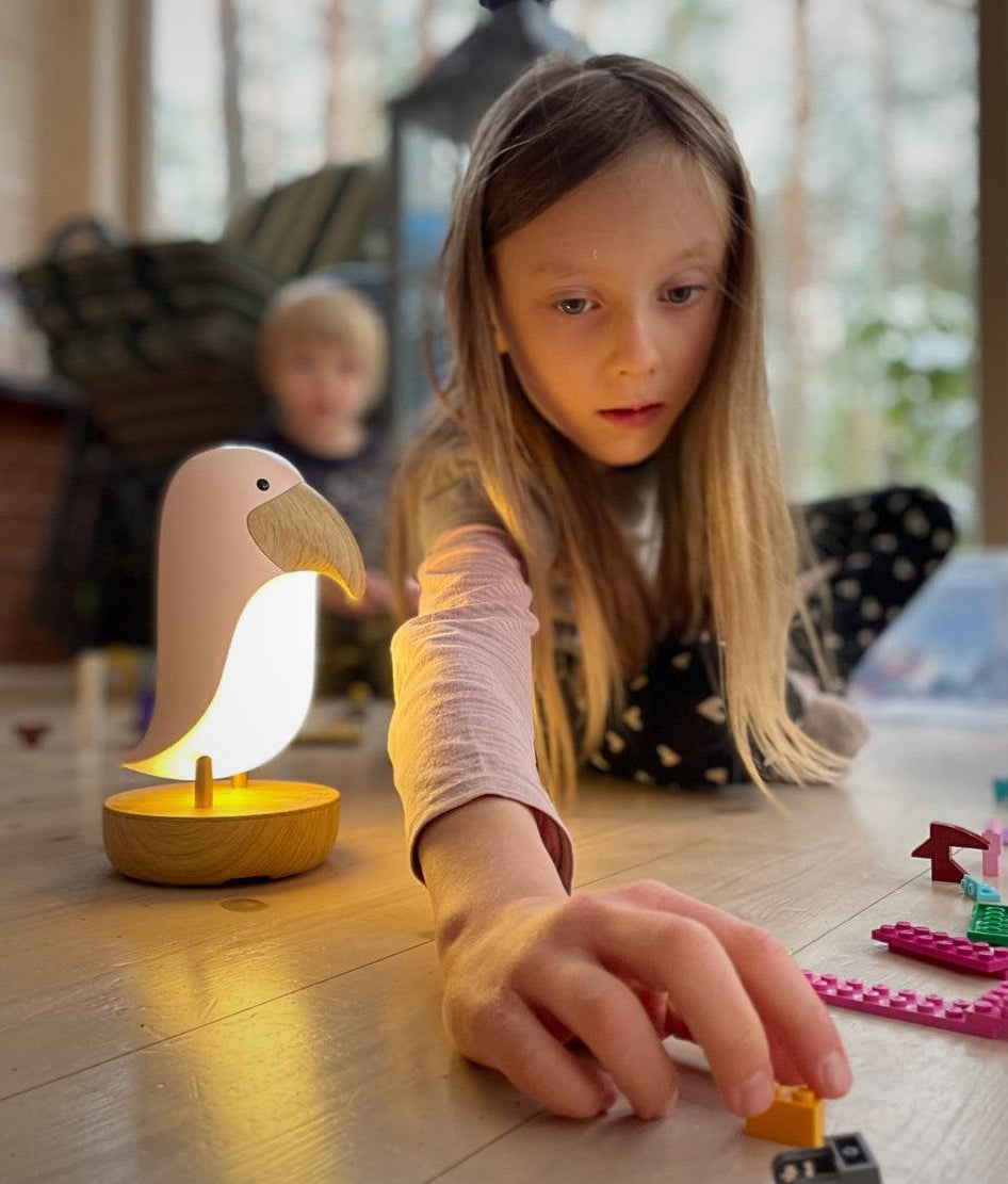 Lamp with Speaker - White Bird