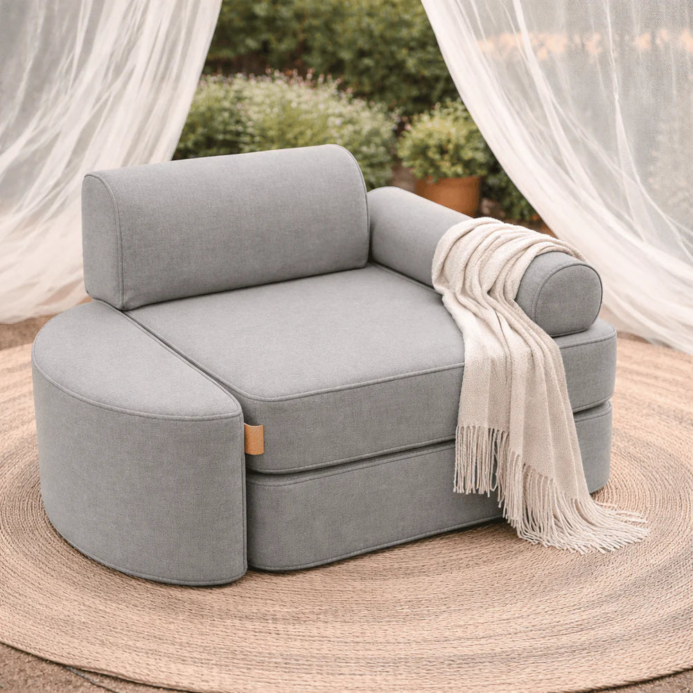 Outzy Pocket Sofa kanapé – ködszürke – MeowBaby