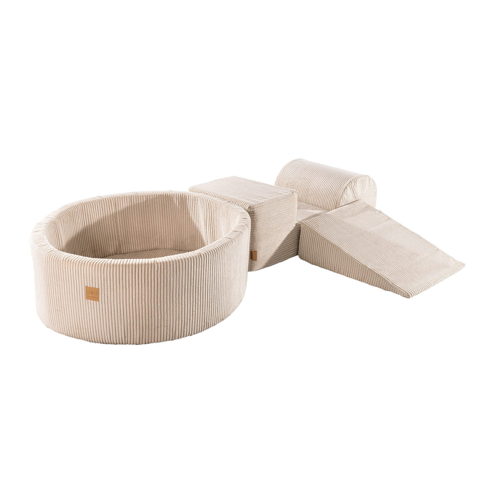 MeowBaby® Playset with Ball Pit - Ecru Without Balls