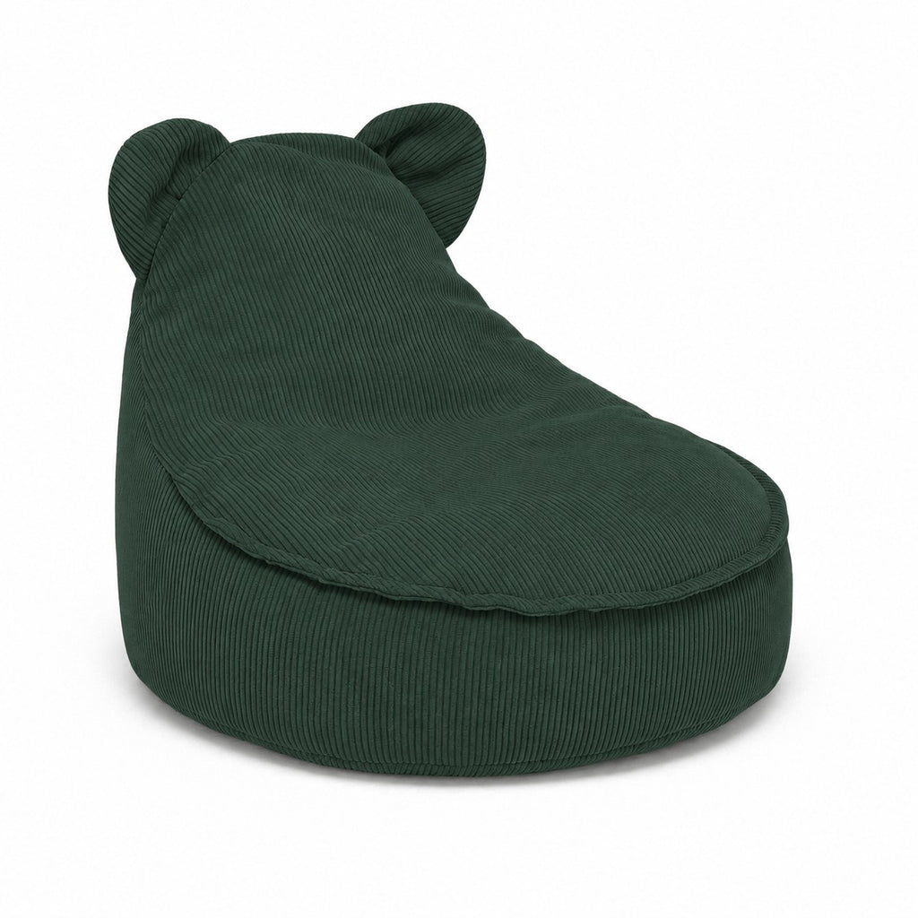 Slimcord Teddy Sako babzsák – erdőzöld – MeowBaby