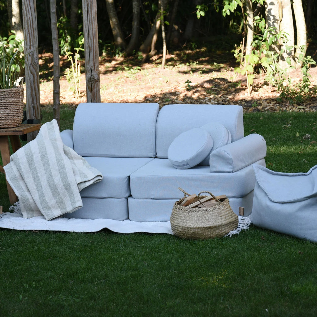 Outzy Pocket Sofa nagy – zabpehely-bézs – MeowBaby