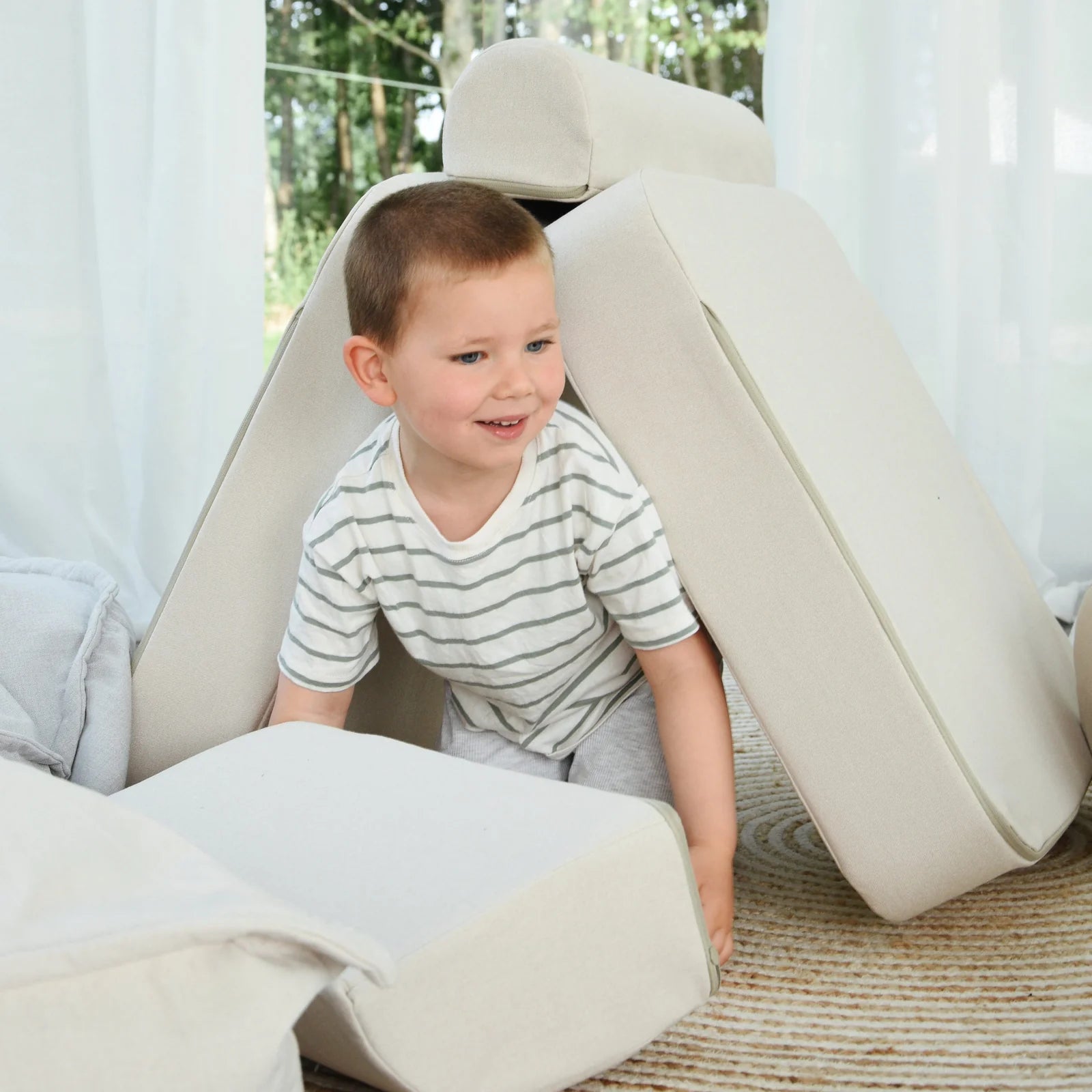Outzy Pocket Sofa nagy – agyagbarna – MeowBaby