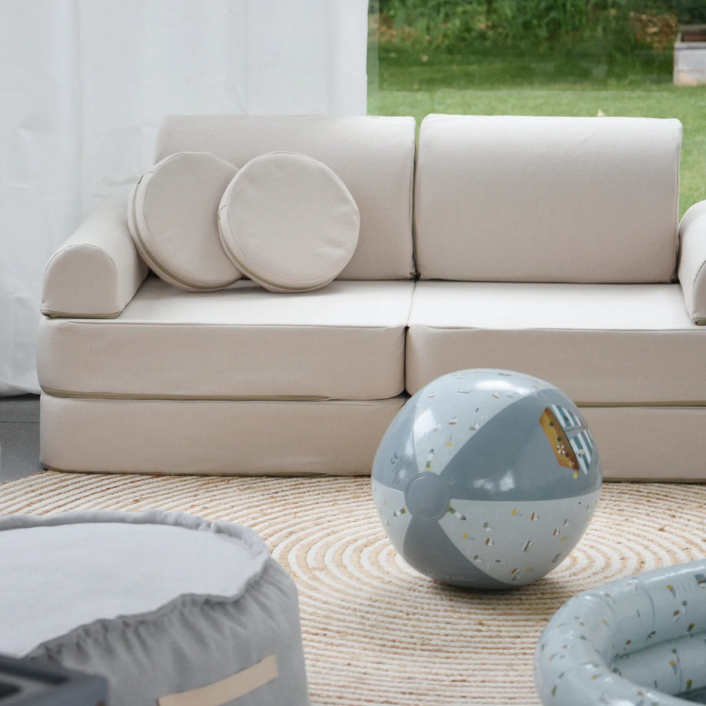 Outzy Pocket Sofa nagy – zabpehely-bézs – MeowBaby