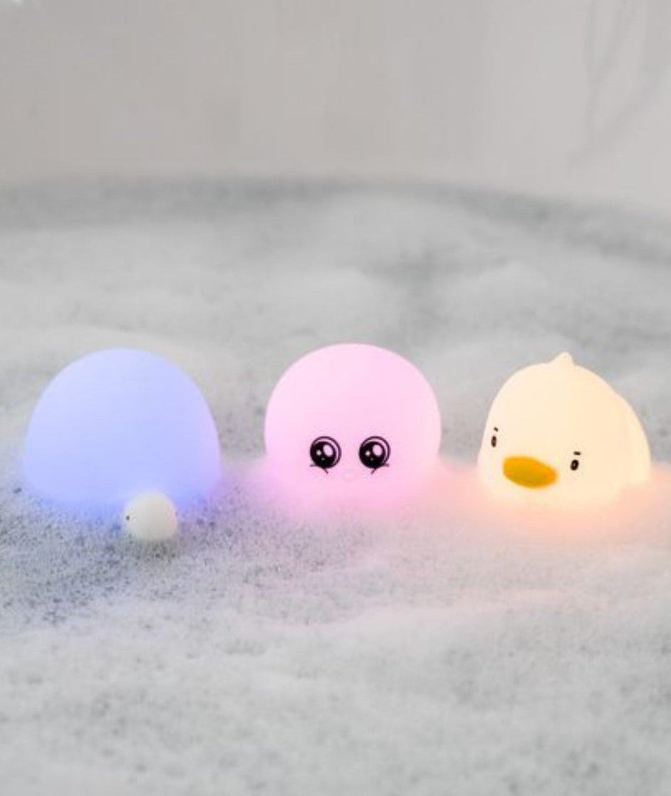 Waterproof Set of 3 Mini Aquatic Silicone Lamps
