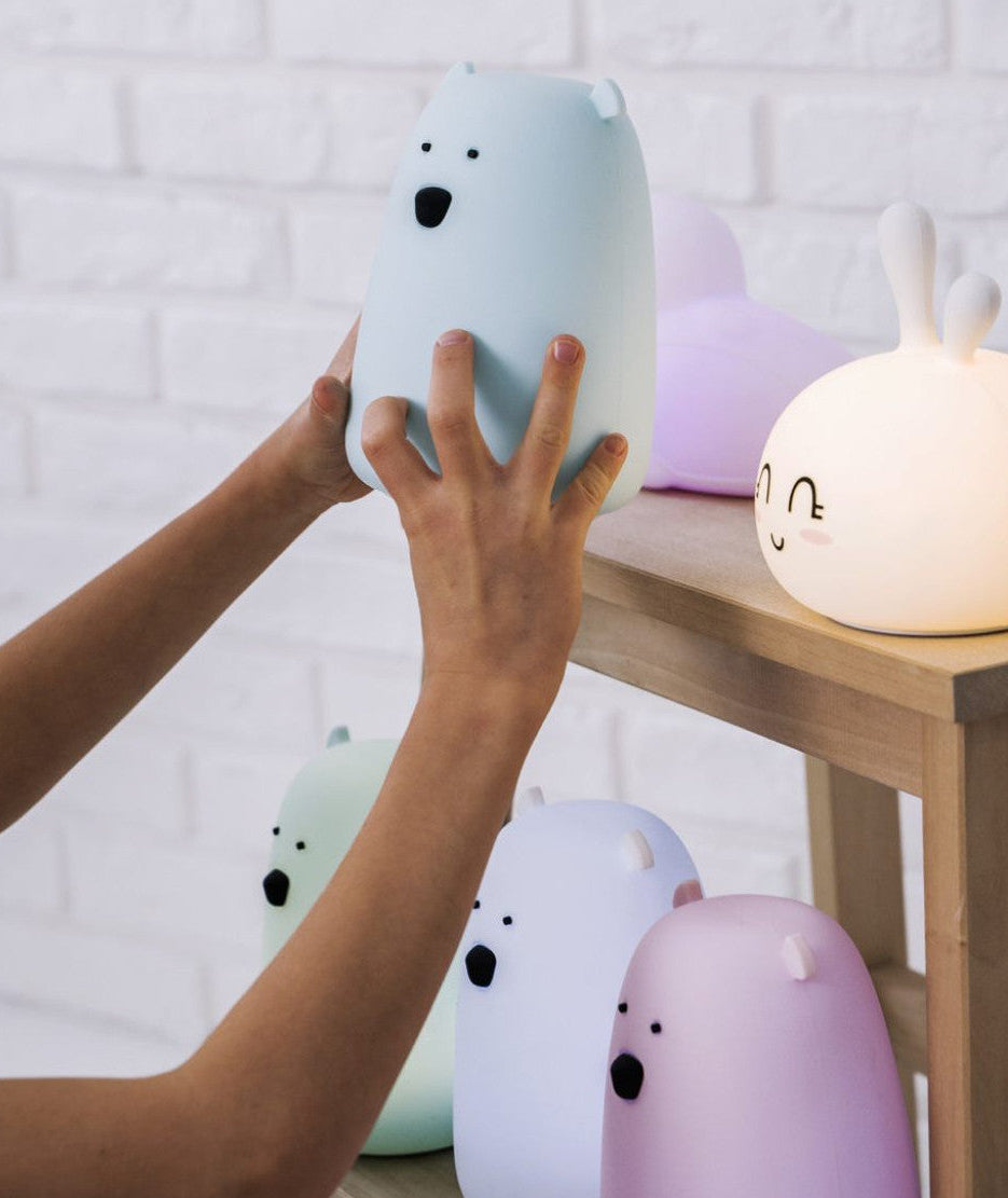 Big Bear Silicone Lamp - Blue