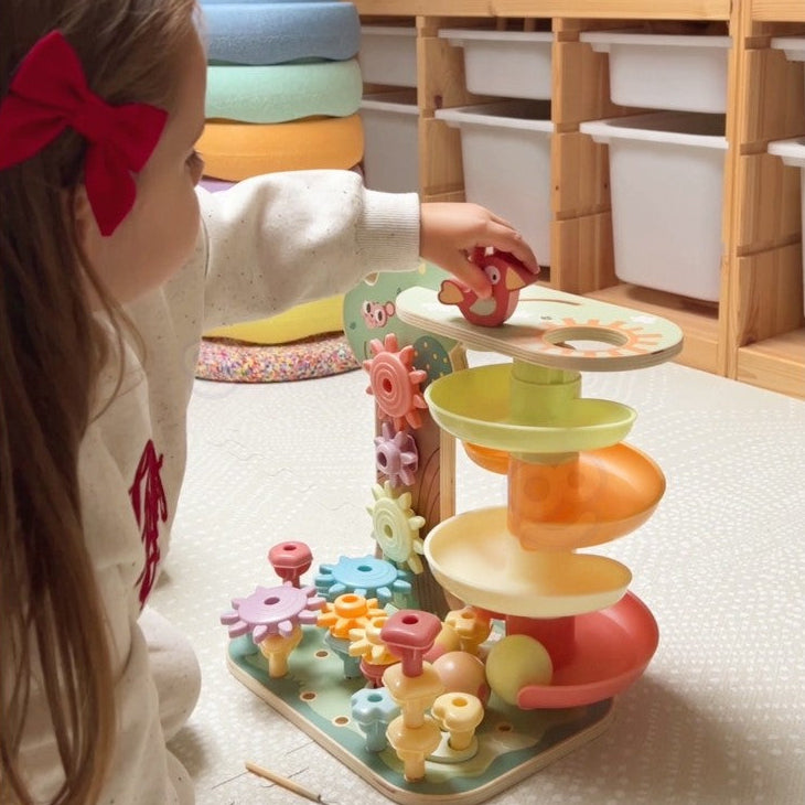 Montessori 4in1 Ball Track Activity Tree