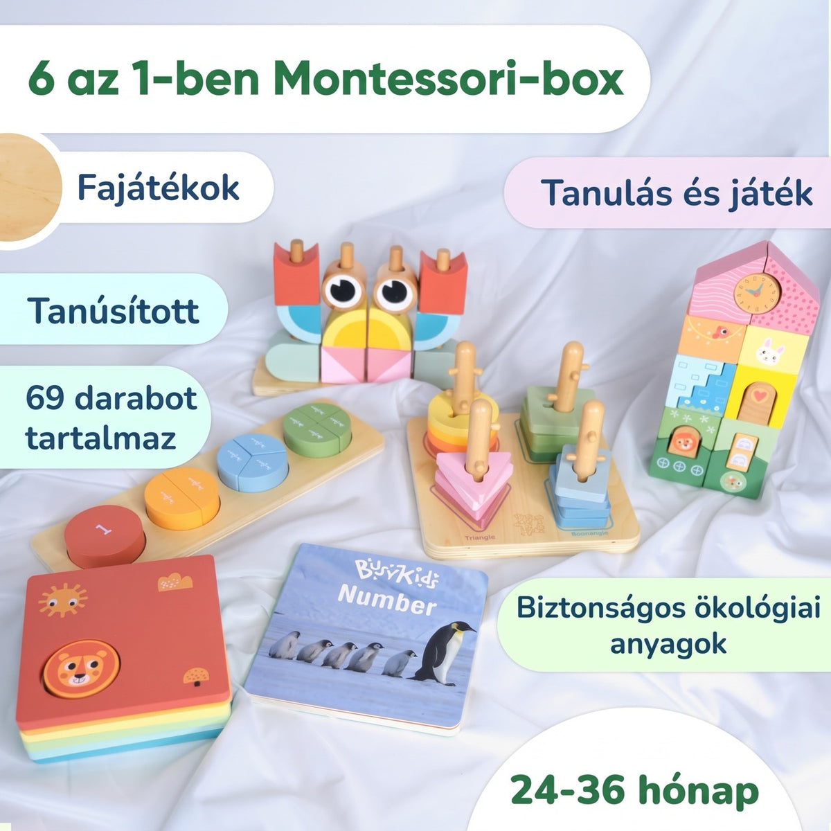 Montessori játékdoboz – 24–36 hónap – BusyKids