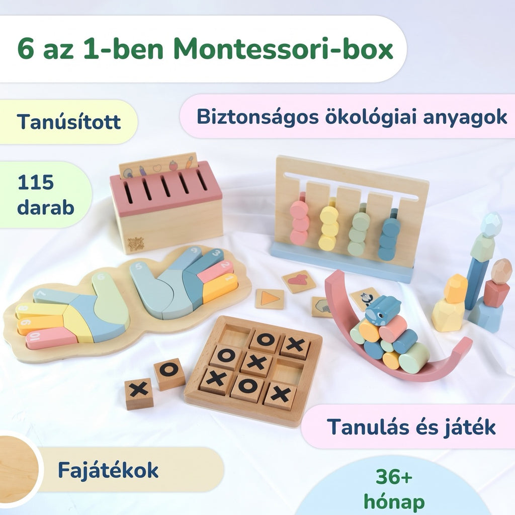 Montessori játékdoboz – 36 hónap felett – BusyKids