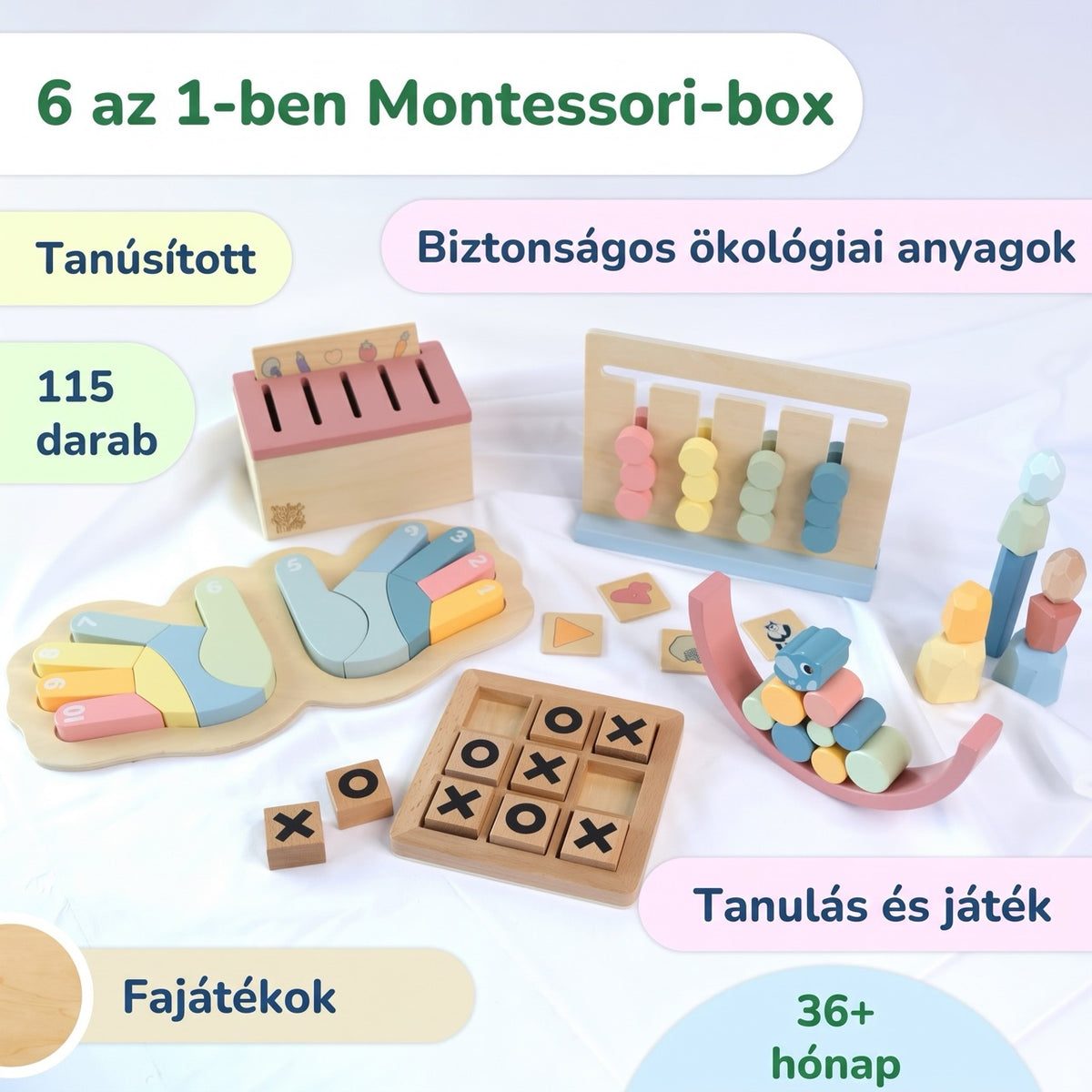 Montessori játékdoboz – 36 hónap felett – BusyKids