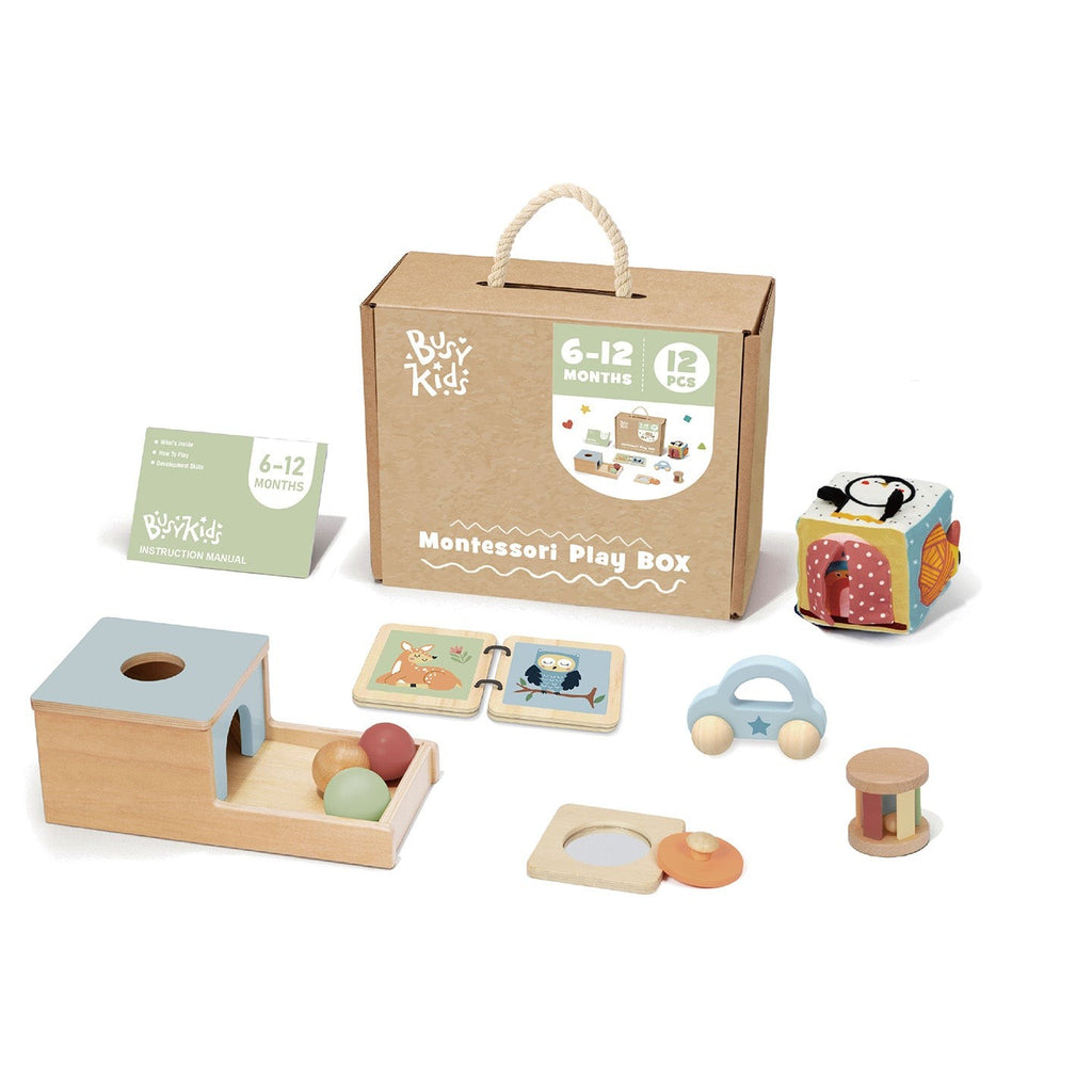Montessori játékdoboz – 6–12 hónap – BusyKids