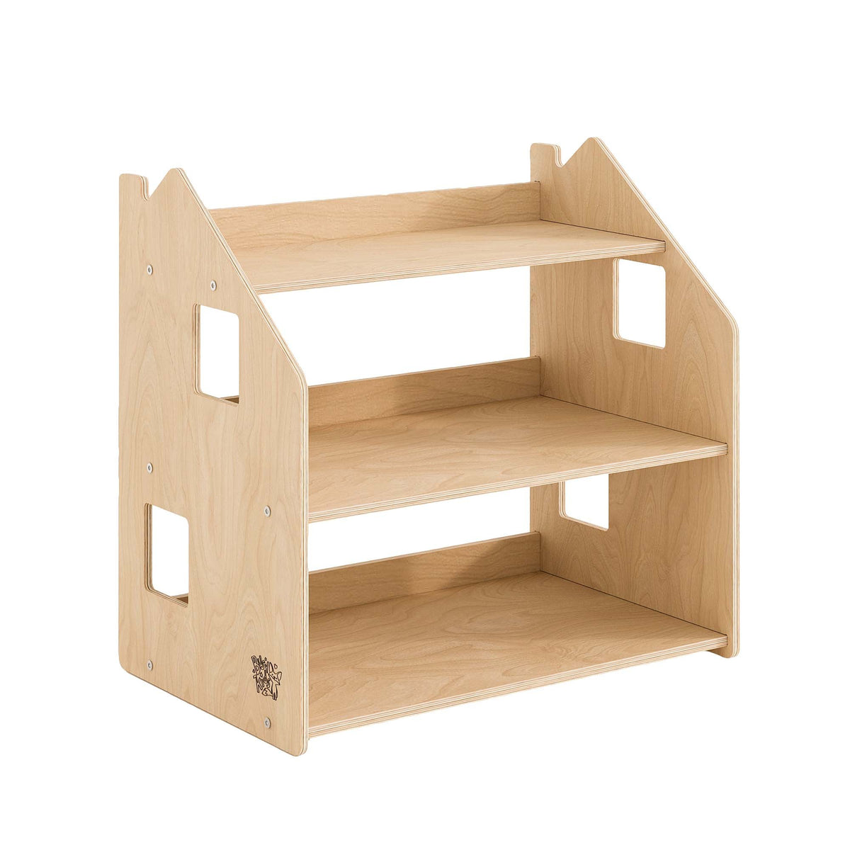 Montessori játéktároló polc – natúr – BusyKids