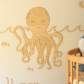 Wooden Wall Decoration - Octopus