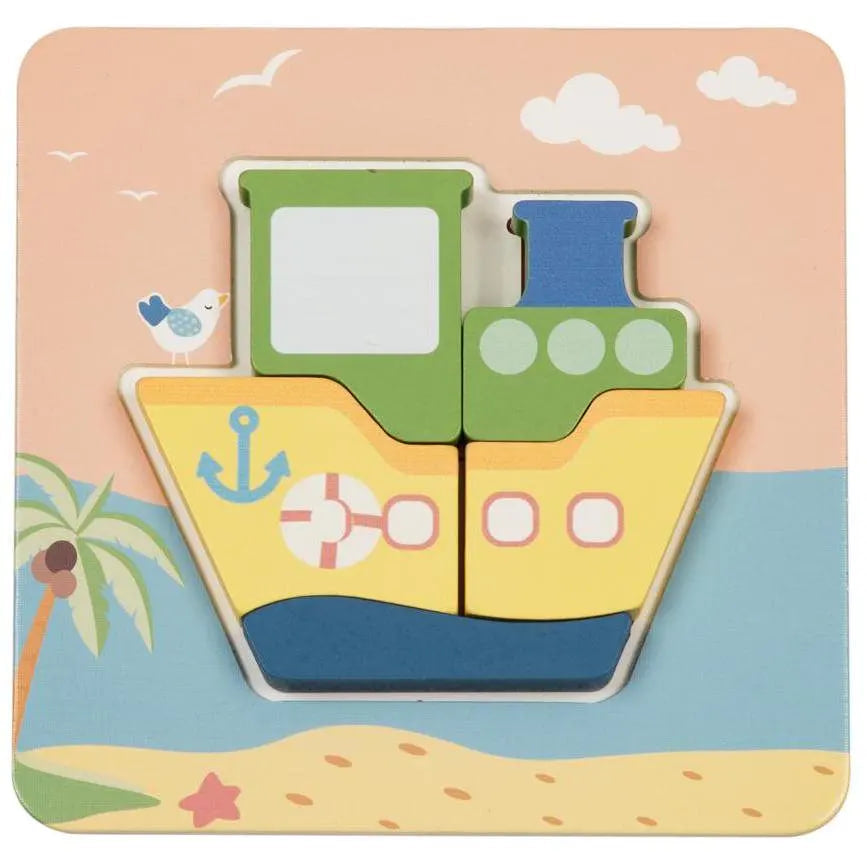 Közlekedési puzzle szett 6az1-ben BusyKids