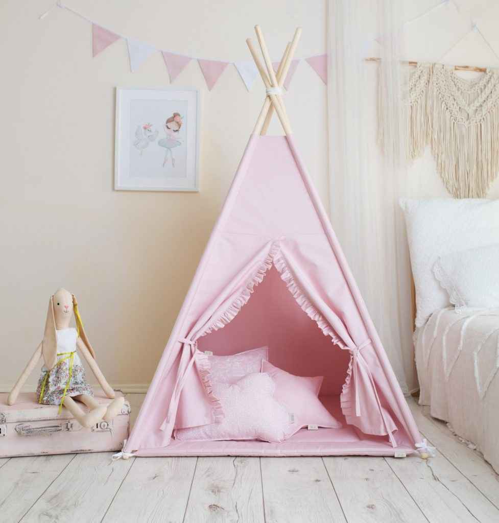 Pink Frill Teepee Tent