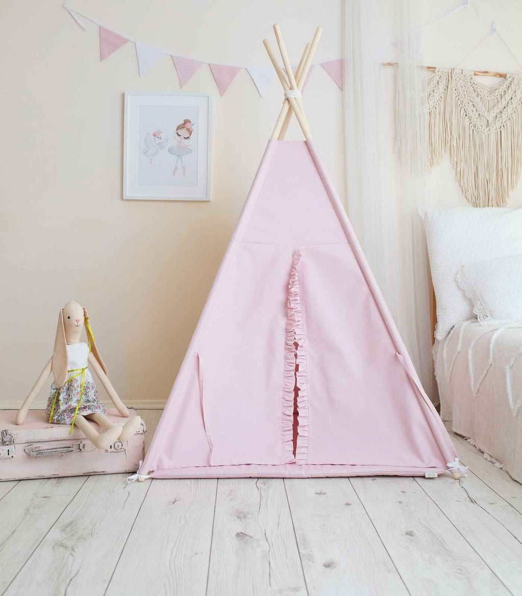 Pink Frill Teepee Tent