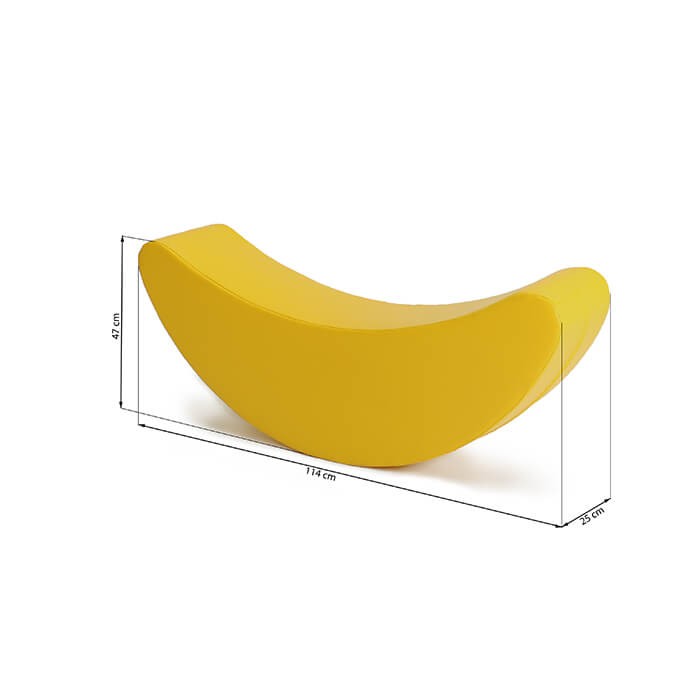 Soft Play Rocking Toy - Yellow Banana