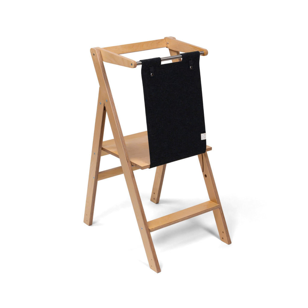 STEP'n'FOLD Foldable Helper Tower - Natural Wood