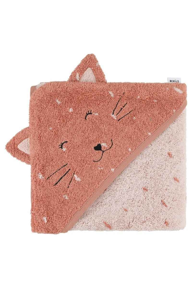 Kapucnis törölköző, 75 × 75 cm – Mrs. Cat