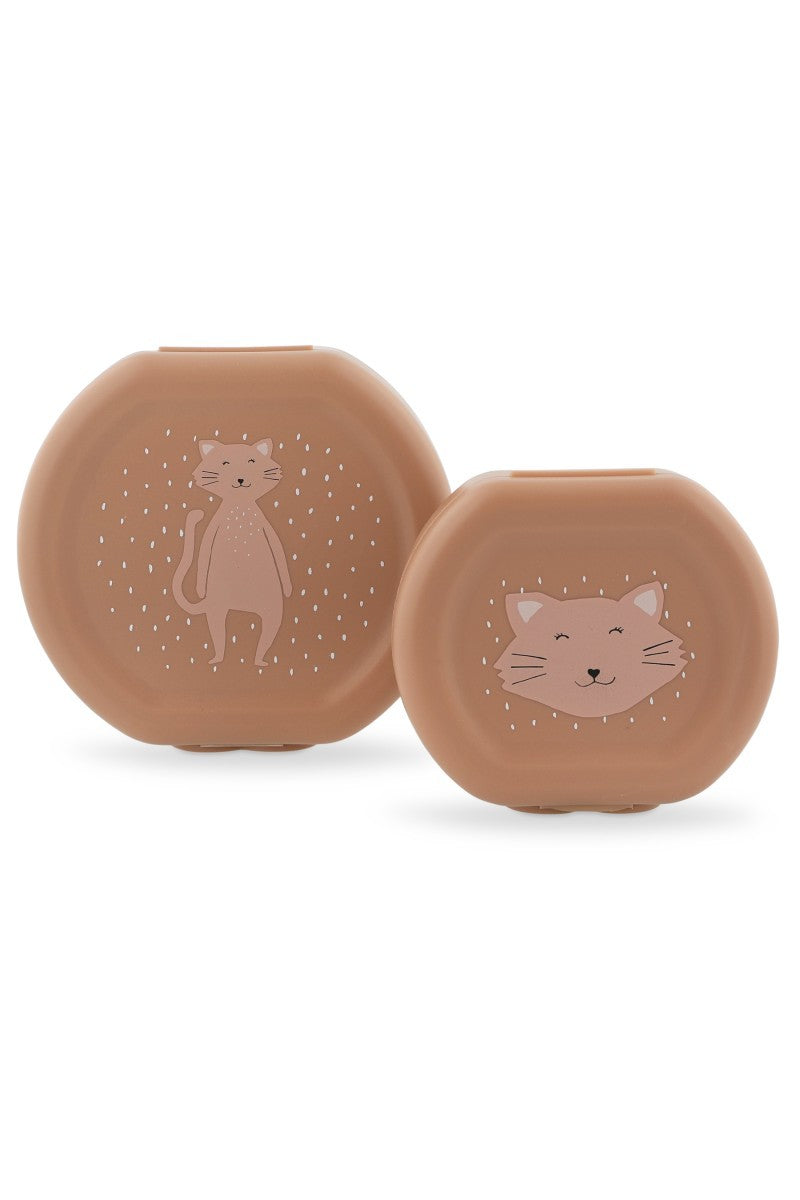 Uzsonnás dobozok csipesszel, 2 db – Mrs. Cat