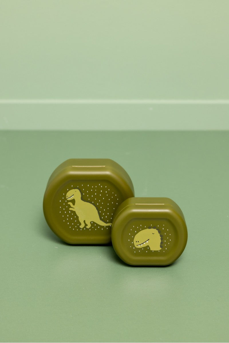Uzsonnás dobozok csipesszel, 2 db – Mr. Dino – Trixie Baby