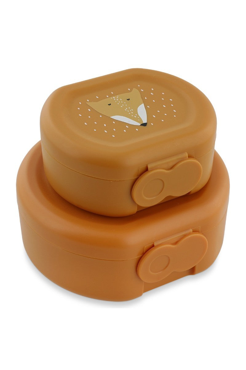 Uzsonnás dobozok csipesszel, 2 db – Mr. Fox – Trixie Baby