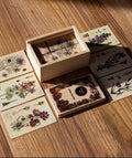 Wooden Blocks Bee Life - Honey Plants