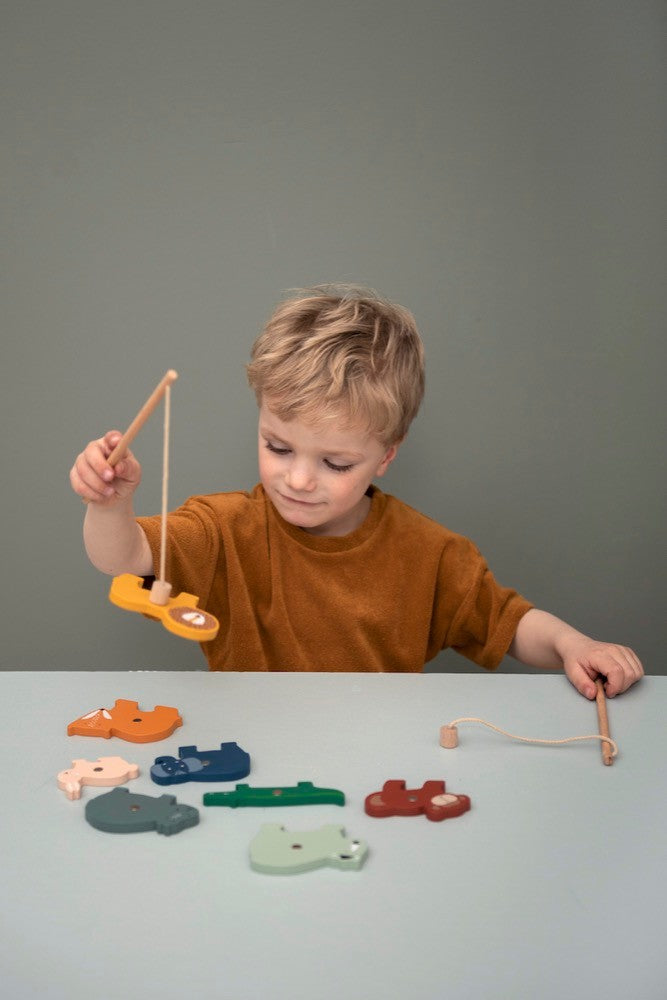 Wooden Fishing Game - Trixie Baby Animals