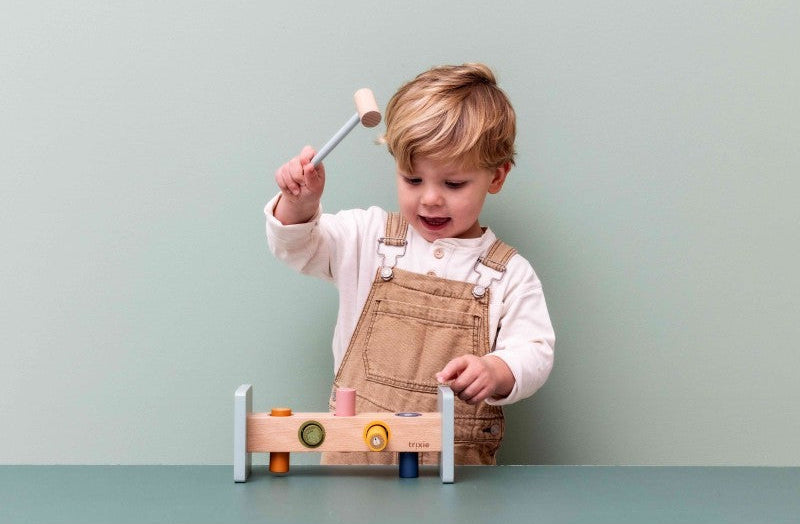 Wooden Hammer Bench - Trixie Baby Animals