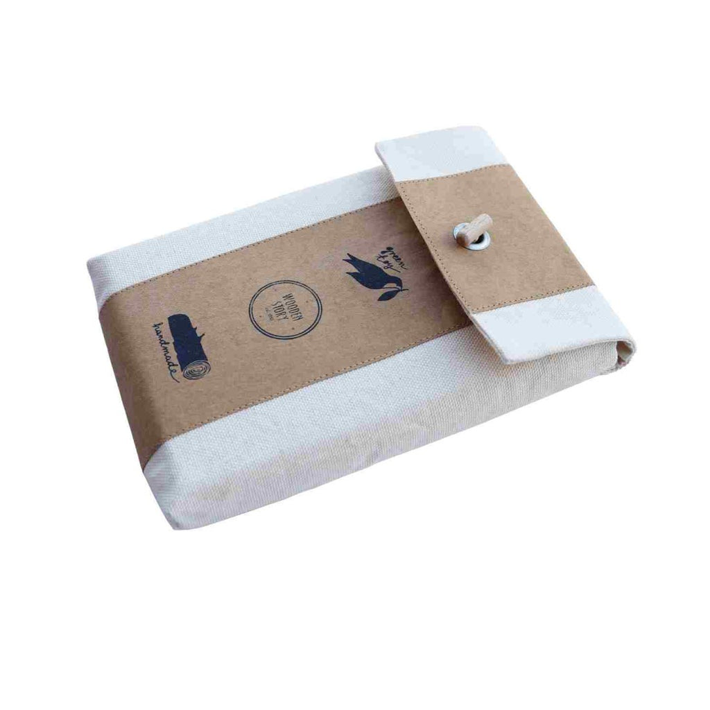 Small Montessori Sand Writing Tray with Divider + Card Holder