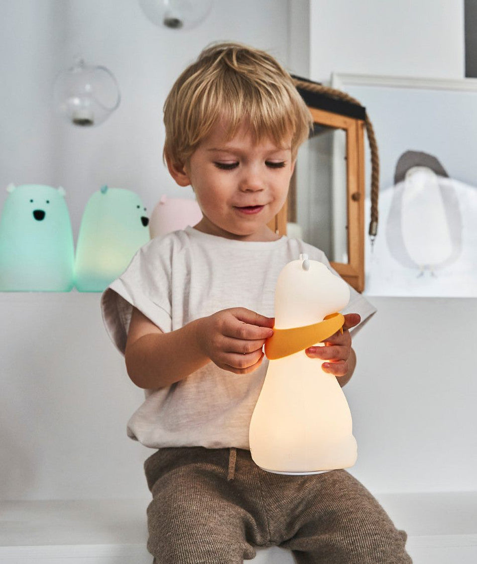 Giraffe Silicone Lamp - White