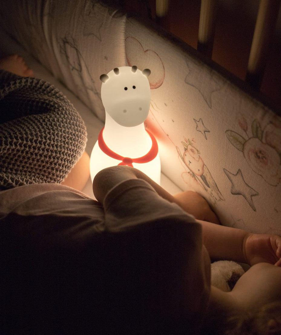 Giraffe Silicone Lamp - White